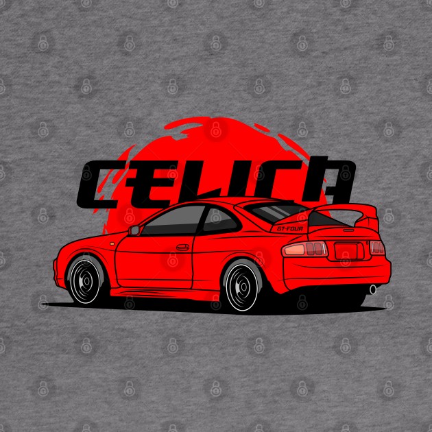 GT4 Red Celica GT-Four by GoldenTuners